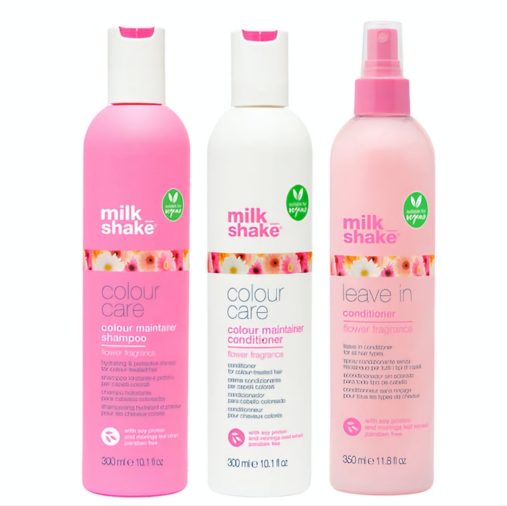 3pc set - Milkshake Flower Shampoo, Conditioner & Leave In Spray